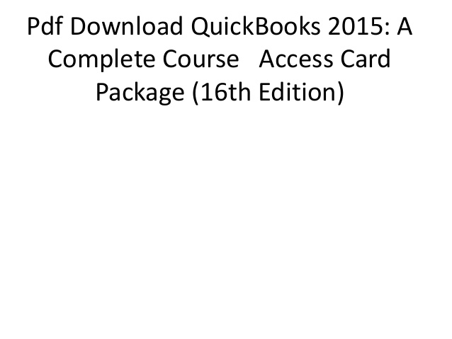 Quickbooks premier editions 2015 download